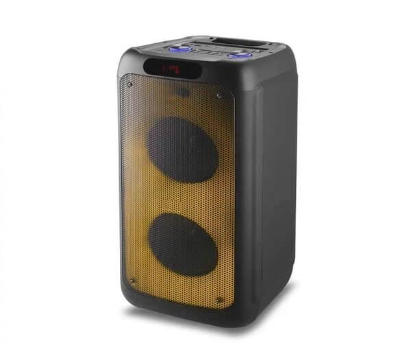 Акустическая система RX-8280 8" х 2 с караоке Bluetooth с RGB подсветкой 40 W 4000 mAh + пульт (2e19c074)