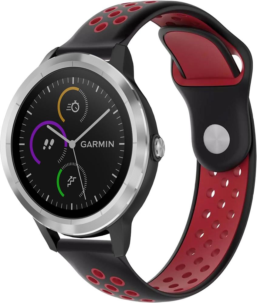 Ремешок Sport для Garmin Vivoactive 3 Black/Red (23031-44) Ремешок Sport для Garmin Vivoactive 3 Black/Red (23031-44)