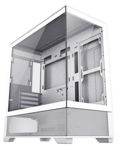 Корпус GameMax Vista MW белый, без БП, Mid Tower, Micro ATX / Mini-ITX, 2xUSB 2.0, 1xUSB 3.0, 485x210x433 мм, 0.6 мм, 7.45 кг
