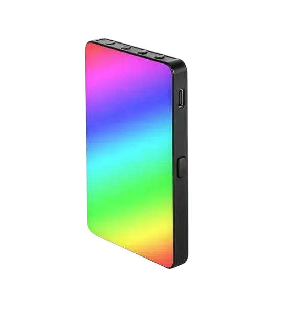 Накамерный свет mini LED M16 RGB с возможностью крепления на смартфон и встроенный аккумулятором