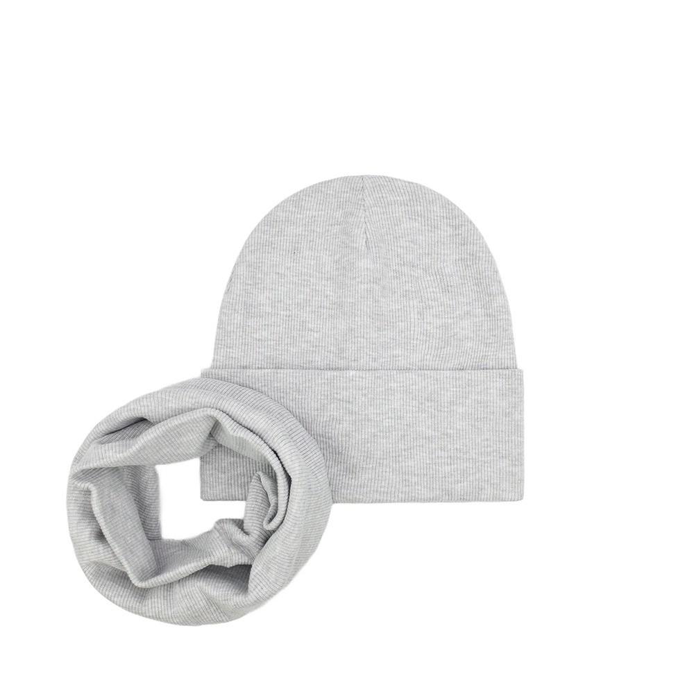 Шапка со снудом Luxyart унисекс р. 50-60 Серый (TL-317) - фото 1 Шапка со снудом Luxyart унисекс р. 50-60 Серый (TL-317) - фото 1