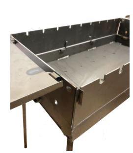 Мангал-валіза з двома столиками 3 мм на 9 шампурів - фото 4