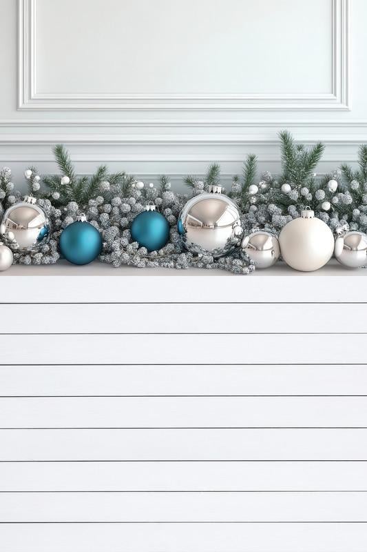 Фотофон виниловый Frontlit стена/пол новогодний 450 г/м2 80x120 см №57533 (57533-80)