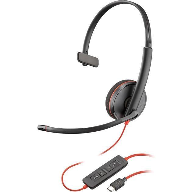 Моногарнитура беспроводная Poly BlackWire C3210 USB-C HS Mono 8X214AA (2578563815)
