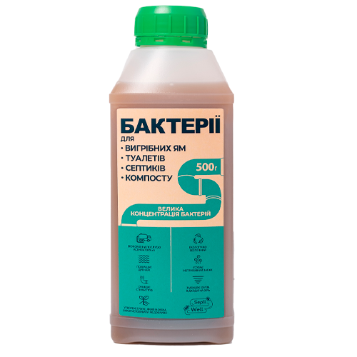Биопрепарат для прочистки канализации SeptiWell жидкость 500 мл (11668)