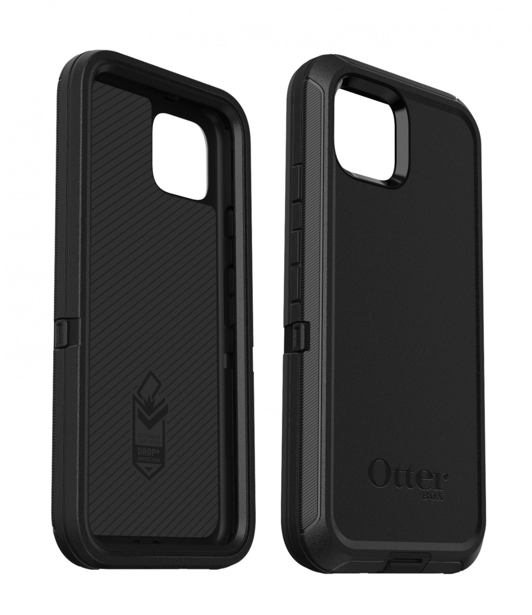 Чехол противоударный с клипсой OtterBox Defender для Google Pixel 4 XL (6.3") Black - фото 18