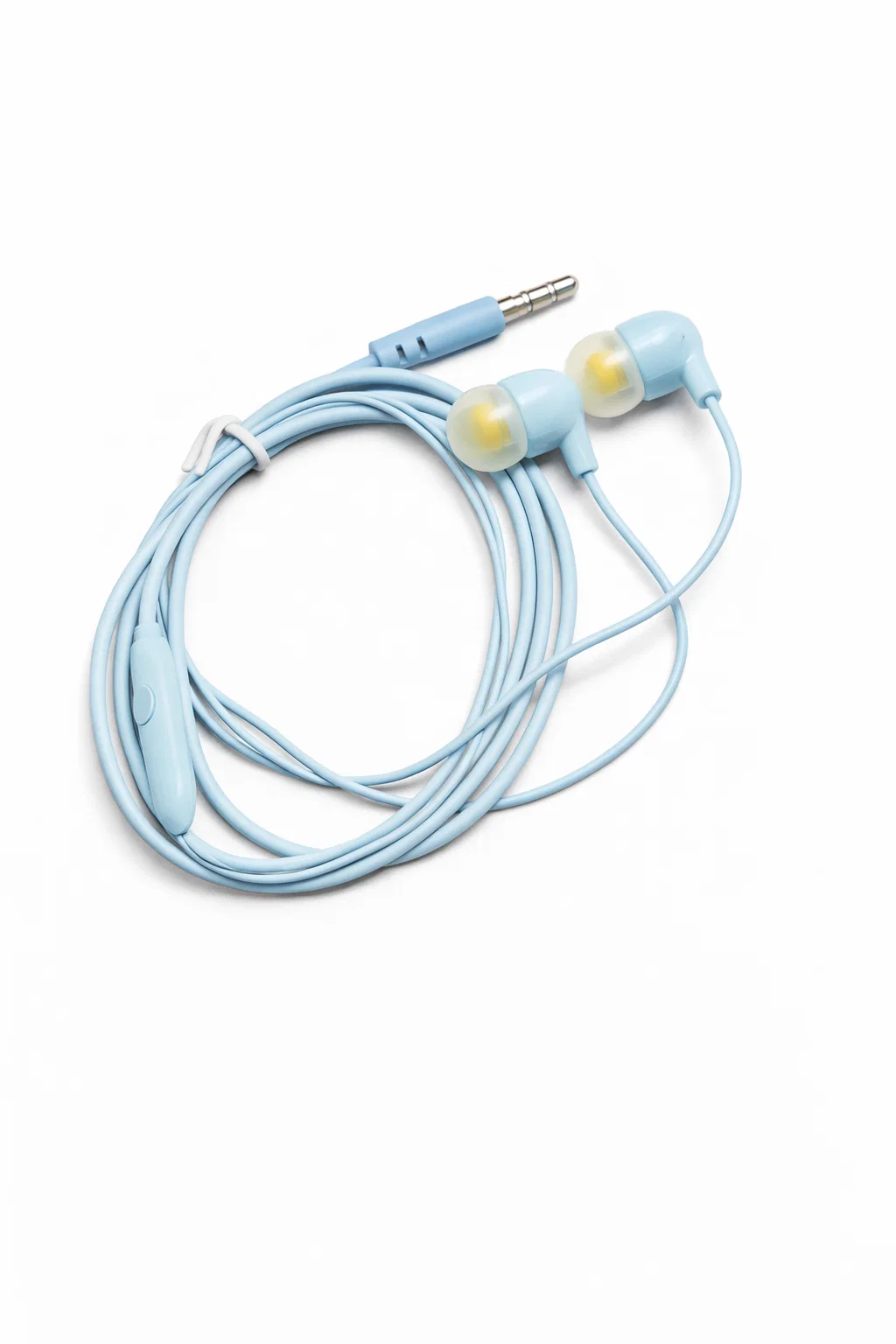 Наушники вакуумные Y-01 с микрофоном/стерео/разъем 3,5 мм Голубой (31284594)