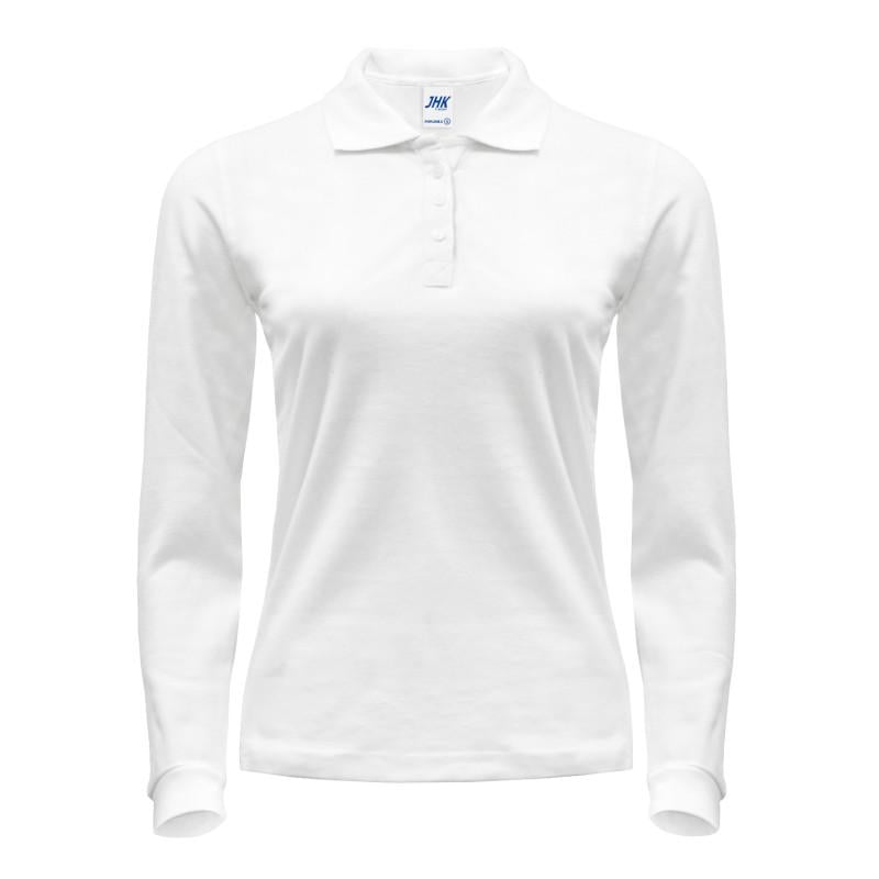 Поло JHK POLO REGULAR LADY LS XXL Белый (WH)