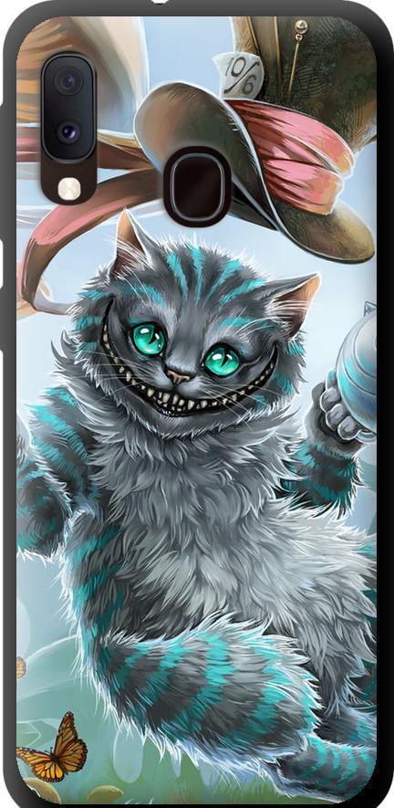 Чехол на Samsung Galaxy A20e A202F Чеширский кот 2 (3993b-1709-42517)