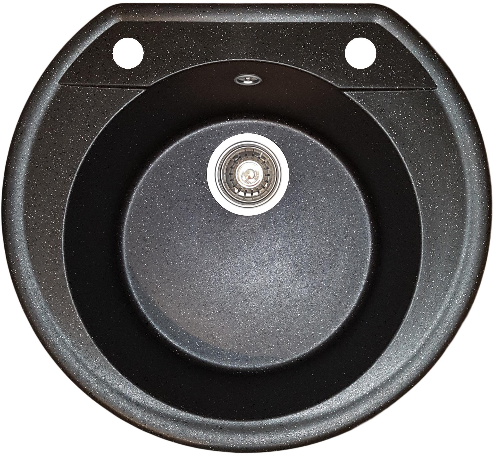 Мойка кухонная Valetti 31D 530x490 мм Черный