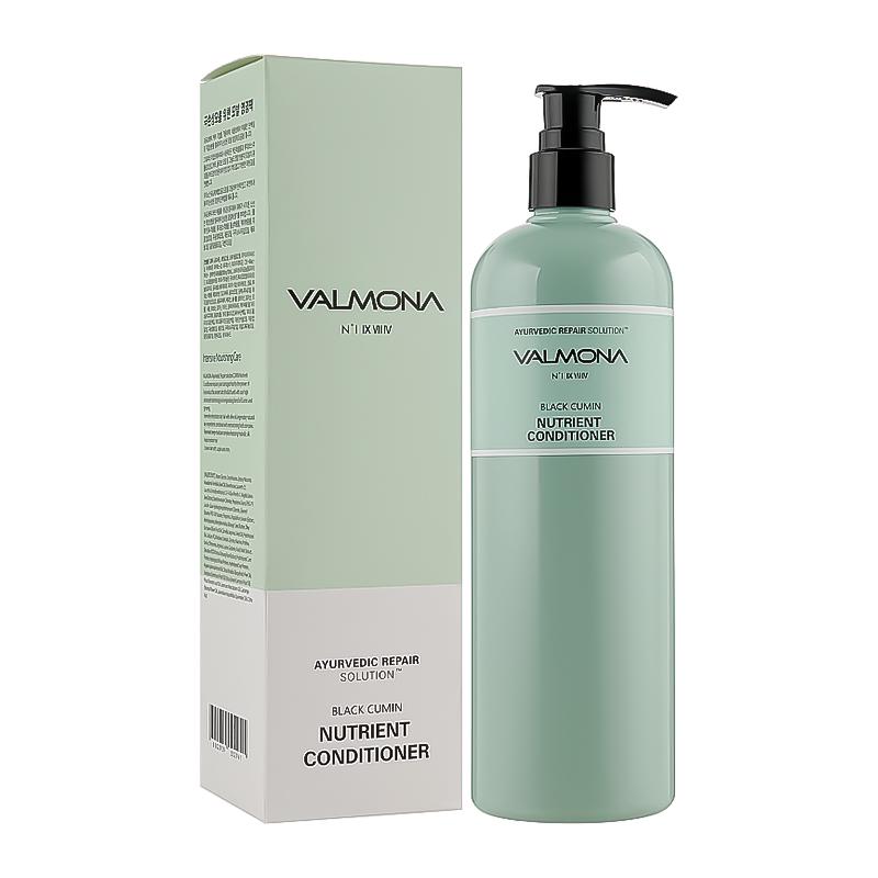 Кондиционер для волос с комплексом целебных трав Ayurvedic Repair Solution Black Cumin Nutrient Conditioner с Valmona 480 мл (8802929002941)