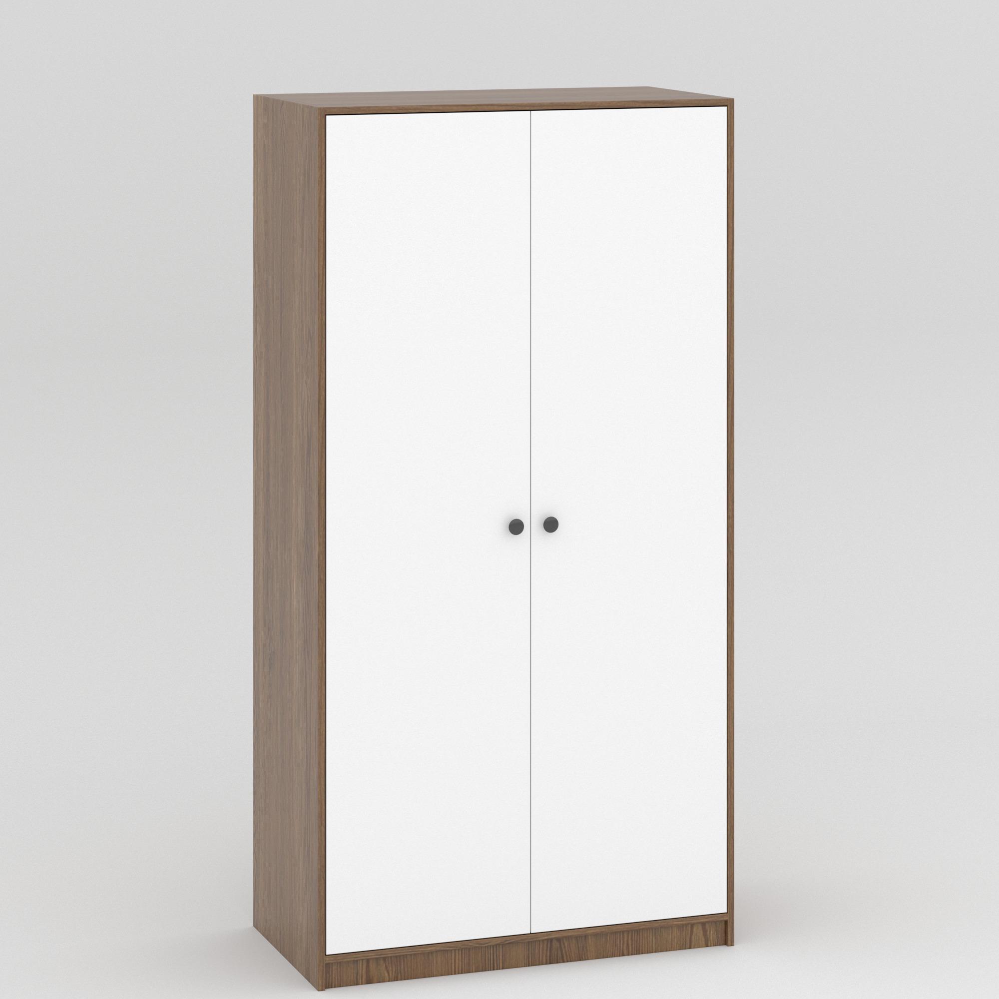 Шкаф для одежды детский 1950х800х520 мм Дуб родос темний/Белый - фото 2
