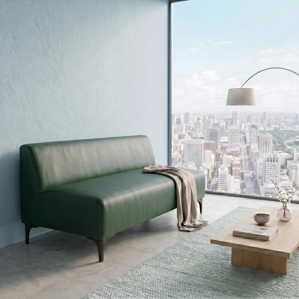 Диван Oliver экокожа Soft 140х70х75 см Olive (rich_sofa_00530)