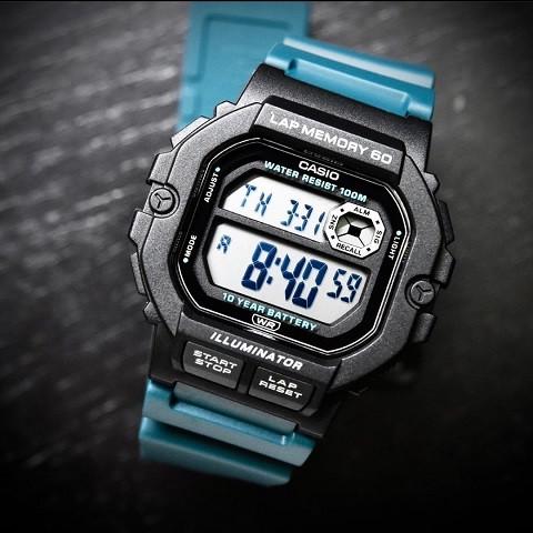 Наручные часы Casio WS-1400H-3A кварцевые D 47 мм (WS-1400H-3A) - фото 2
