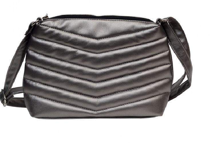 Сумка кросбоді Sambag Rose LRN Silver Dark (94180004) - фото 1