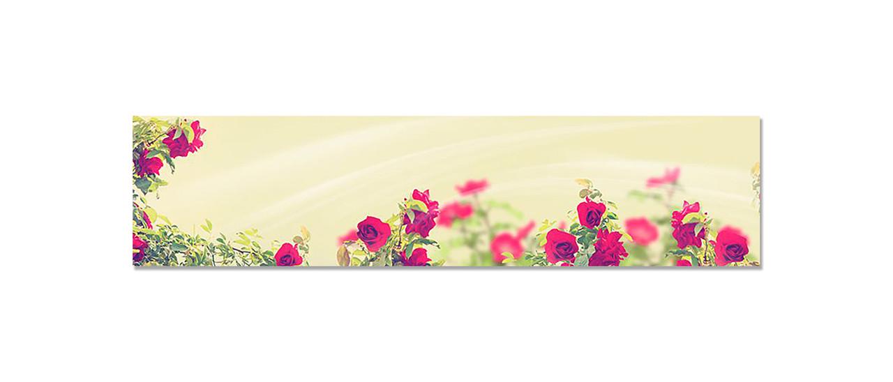 Наклейка виниловая на кухню Zatarga Куст Розы 600х2500 мм (1274514177)