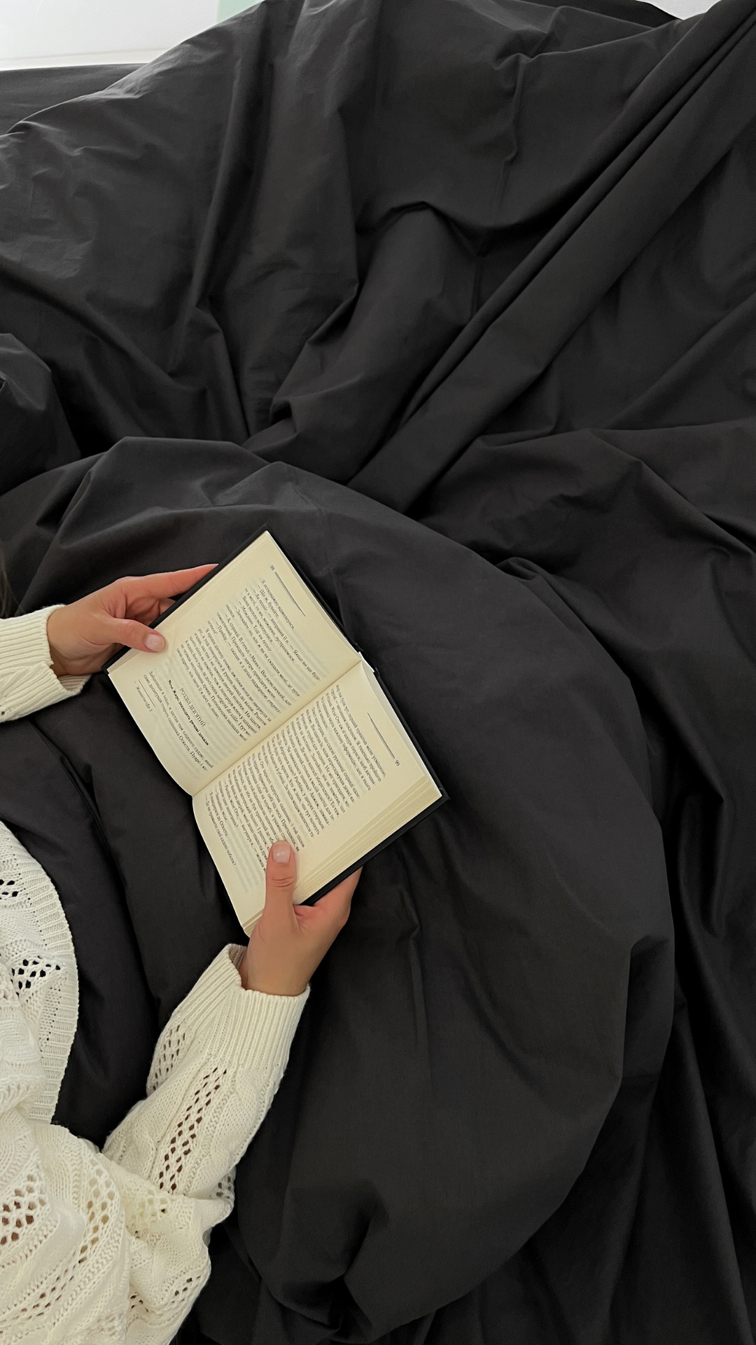 Комплект постільної білизни Soline з попліну двоспальний 180х220 см з простирадлом на резинці Графітовий - фото 5