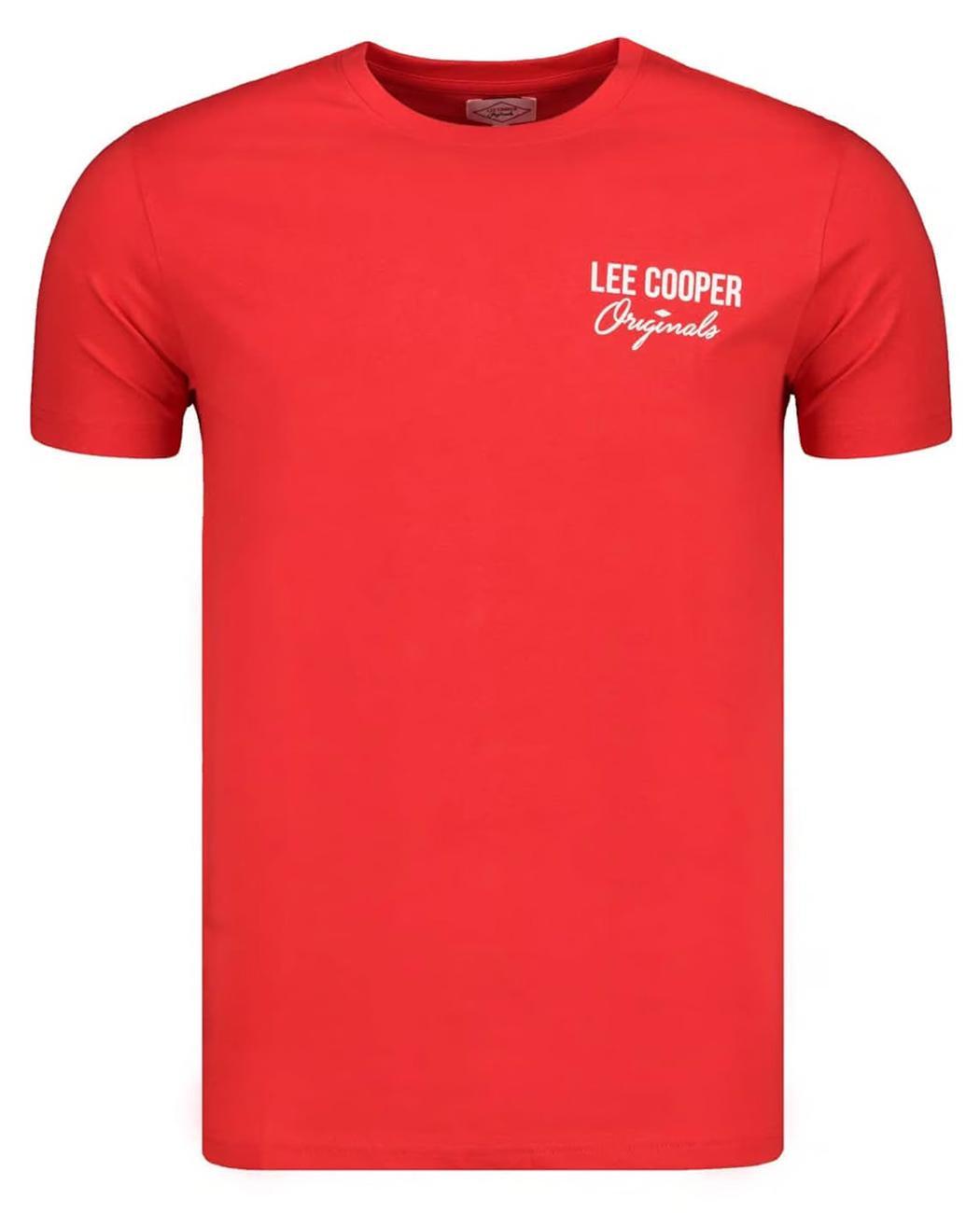 Футболка мужская Lee Cooper LCUMTEE01HRR S Красный (9911111145515)