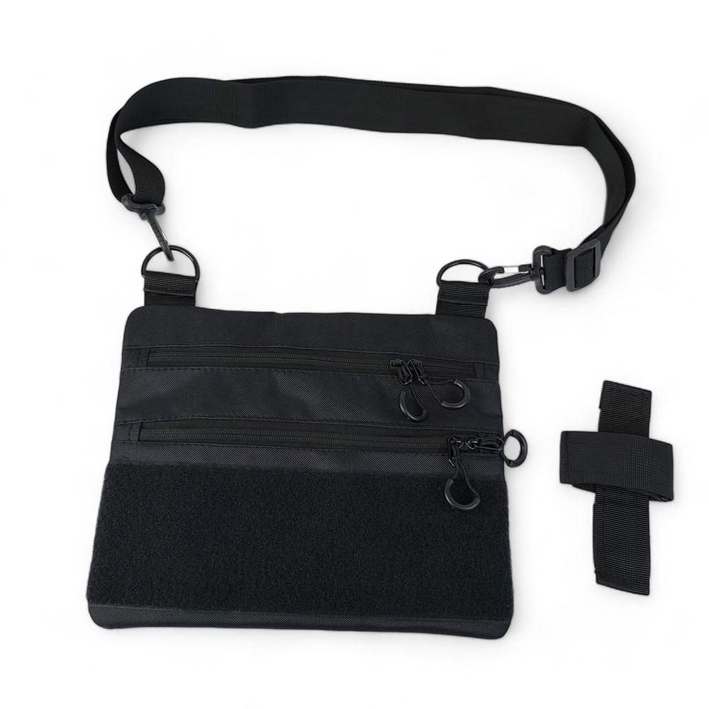 Сумка-кобура мужская 30х24 см Черный (521246) - фото 4 Сумка-кобура мужская 30х24 см Черный (521246) - фото 4