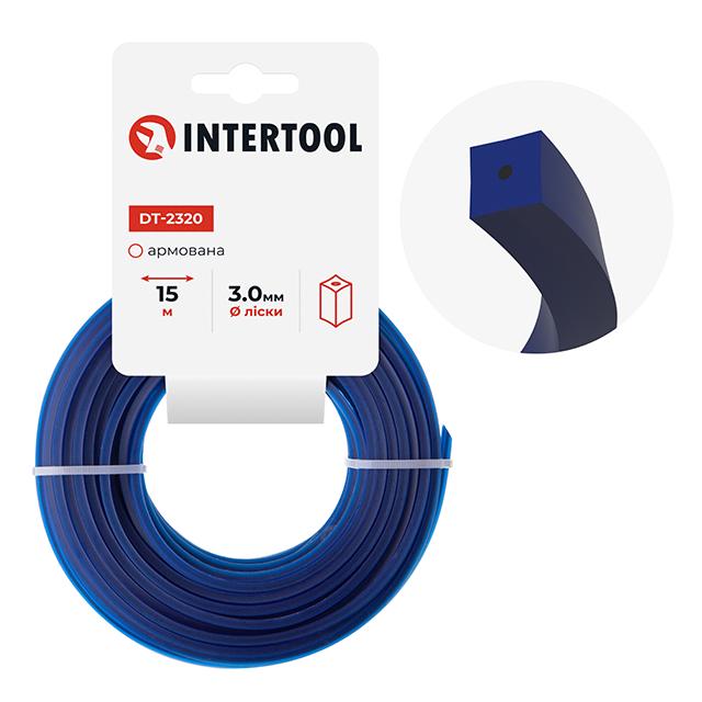 Лiска для тримера квадратна армована 3,0 мм x 15 м