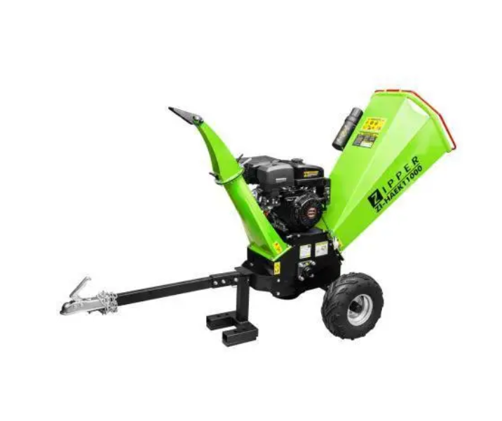 Подрібнювач садовий бензиновий Zipper шасі з фаркопом та тентом (ZI-HAEK11000)