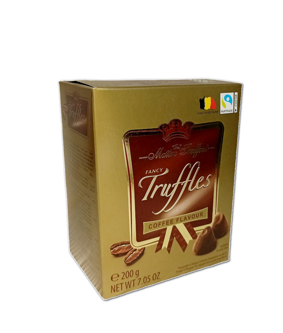 Трюфель шоколадний з ароматом кави Maitre Truffout Truffles Coffee Flavour 200 г (57417)