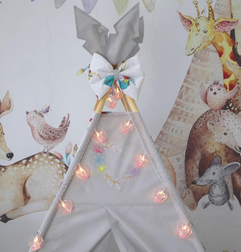 Гірлянда Серце прищіпки АА батарейки 1,75 м 10 лампочок у формі сердець - фото 8