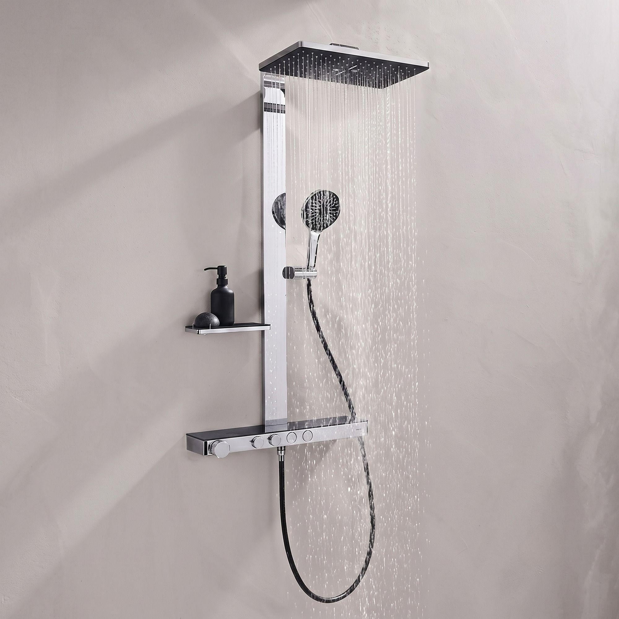 Душевая система Grohe Rainshower с термостатом латунь Хром глянцевый (1009620000)