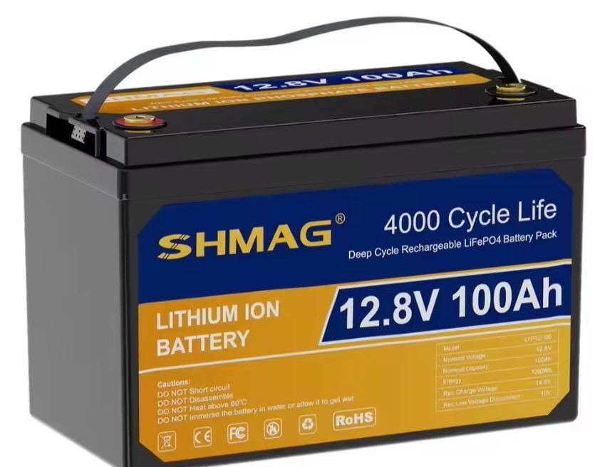 Аккумулятор LiFePO4 SHMAG 12,8 V/100 Ah Deep Cycle с BMS Аккумулятор LiFePO4 SHMAG 12,8 V/100 Ah Deep Cycle с BMS