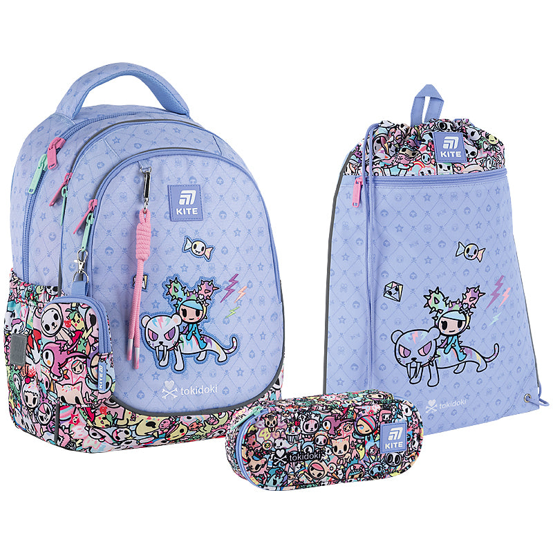 Школьный набор KITE Education Tokidoki SET_TK25-700M рюкзак/пенал/сумка (4063276206862)
