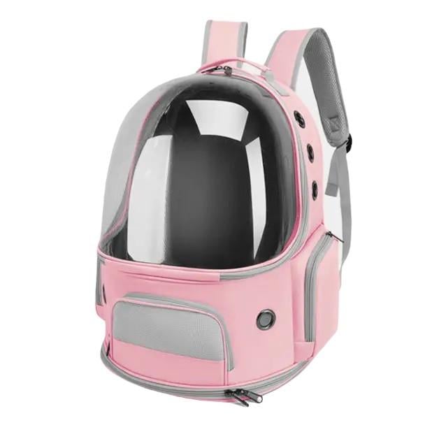 Рюкзак для перенесення домашніх тварин CosmoPet CP-52 з ілюмінатором 35x28x43 см Pink (3_04847)