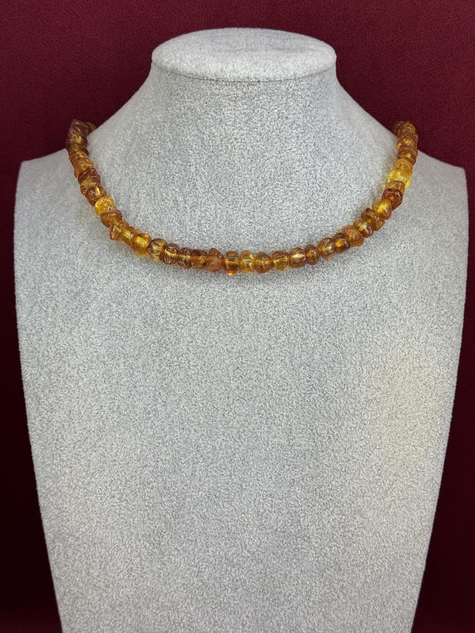 Буси з бурштину лікувальні 49 см (н-812)