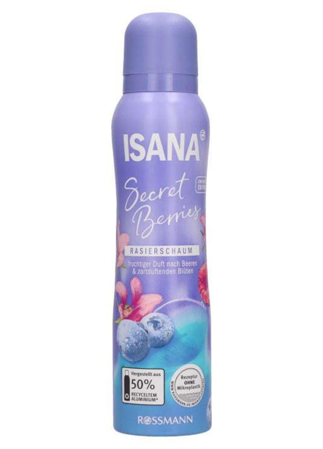 Піна для гоління Isana Secret Berries 150 мл (Е-01625)