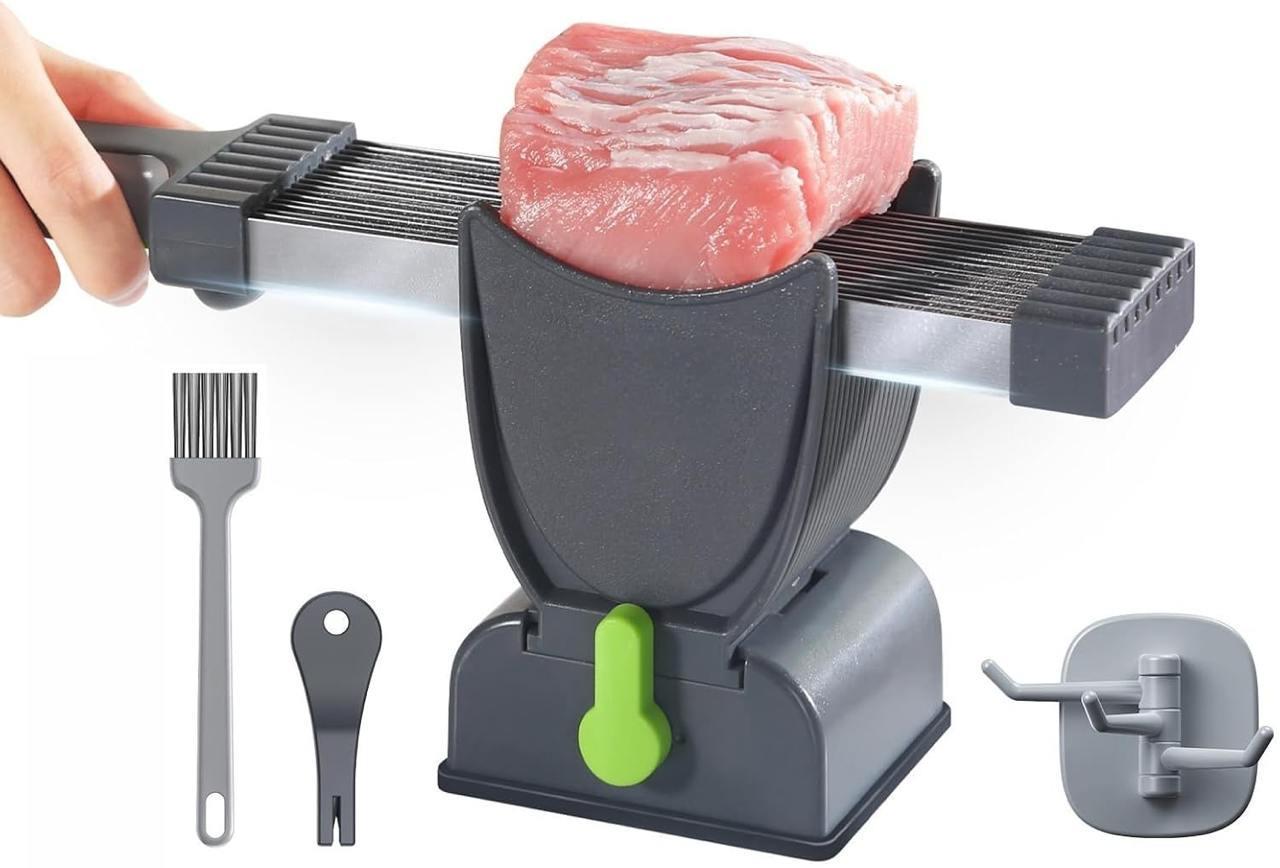 Мясорубка-слайсер ручная для мяса 33х6х6 см - фото 3 Мясорубка-слайсер ручная для мяса 33х6х6 см - фото 3