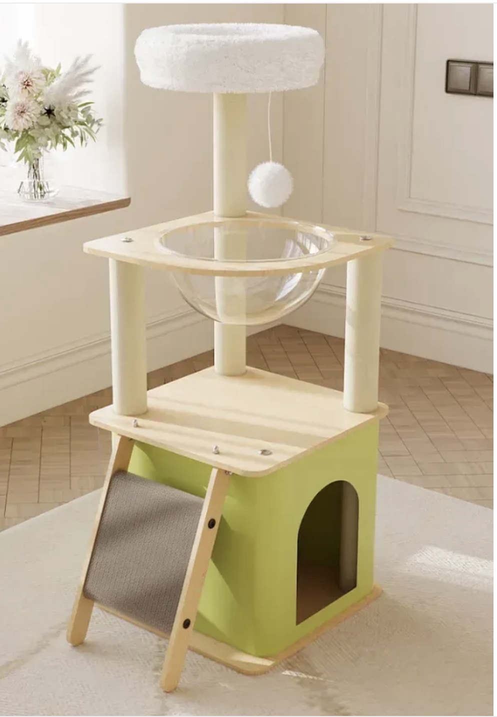 Ігровий комплекс Volso для кота з будиночком і поличками (31874129) Ігровий комплекс Volso для кота з будиночком і поличками (31874129)