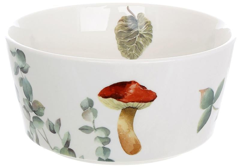 Набор 6 фарфоровых салатников Грибная Поляна 800 мл