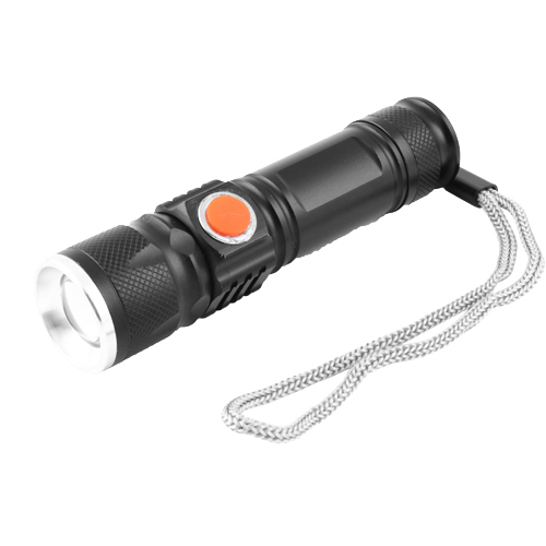 Ручной фонарь аккумуляторный ST-515-XPE USB Черный