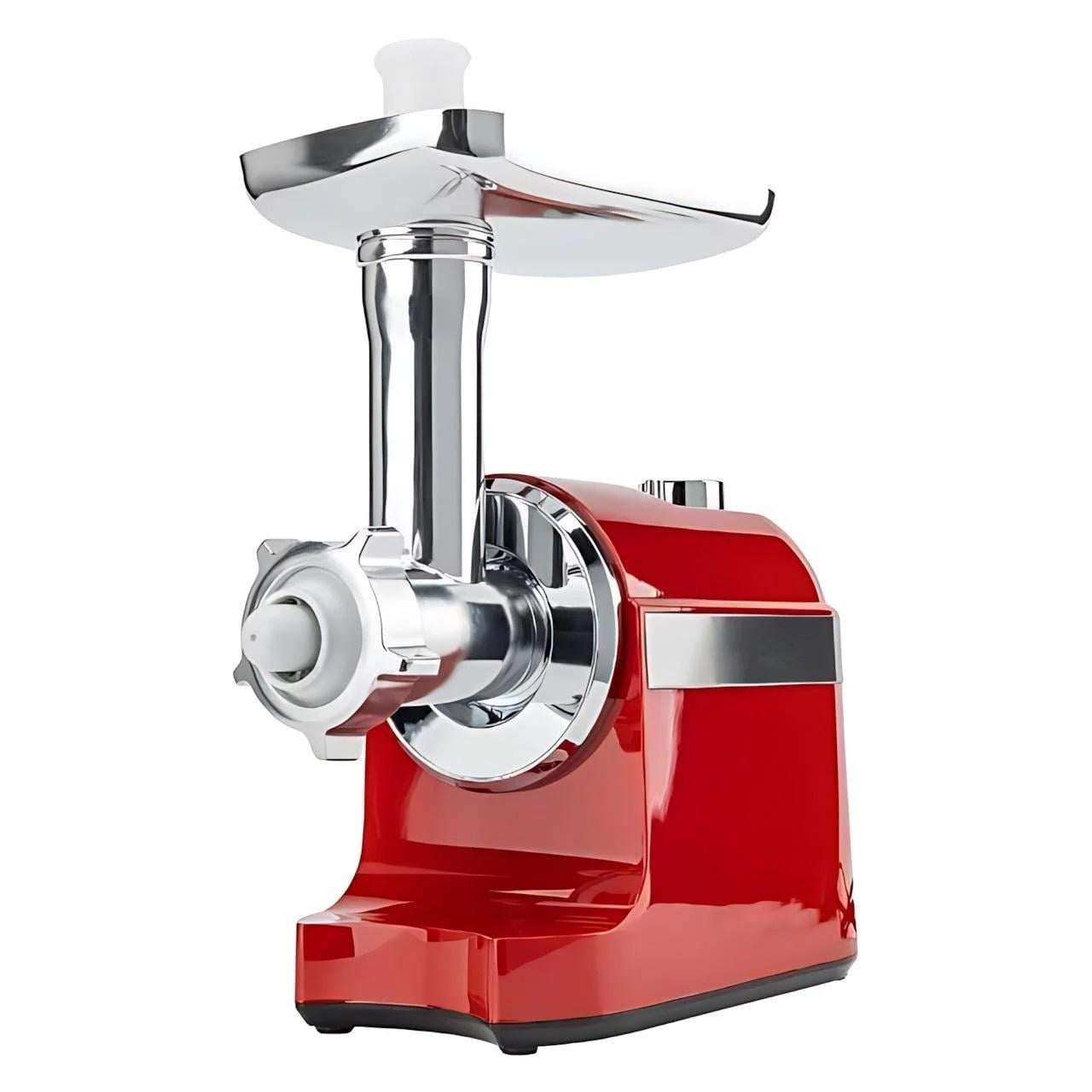 Мясорубка реверсом Rainberg RB-2270 из шнековая 3800 Вт Красный (GR-06438)