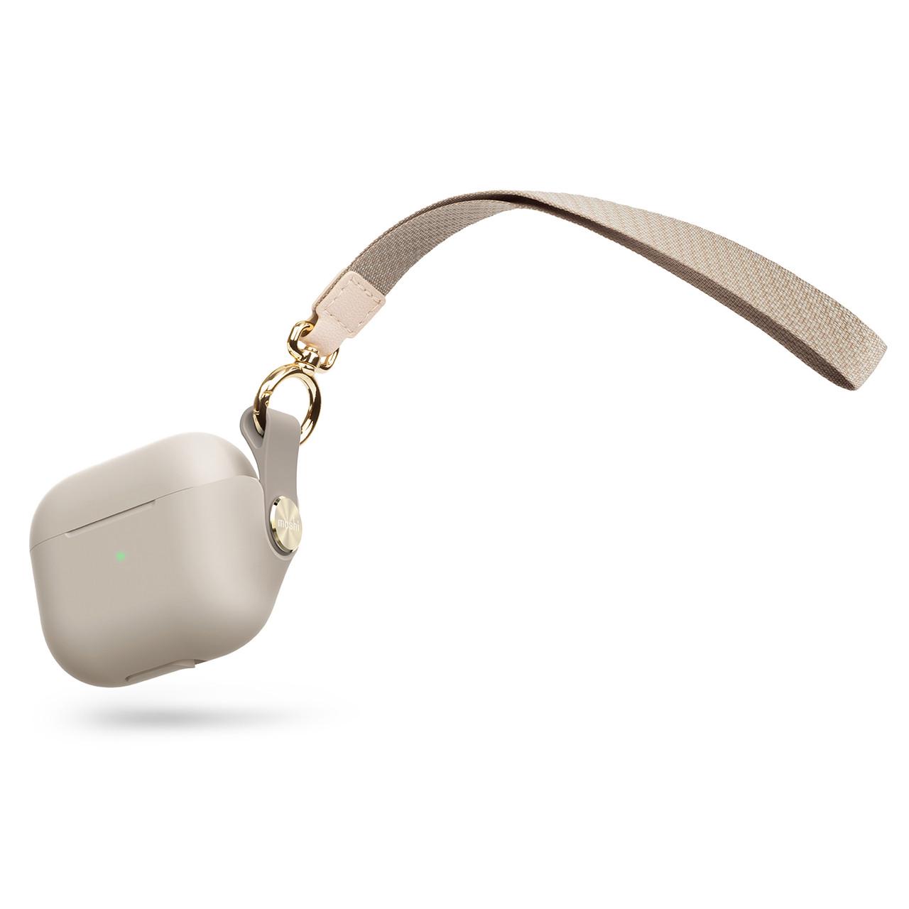 Силиконовый чехол для наушников Moshi Pebbo Case for Airpods 3rd Gen, Savanna Beige (99MO123163)