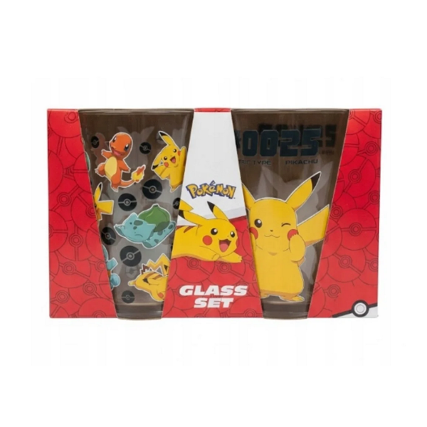 Набор стаканов Pokémon Pikachu 2х260 мл лицензионный (PKMN_PKCH_01)