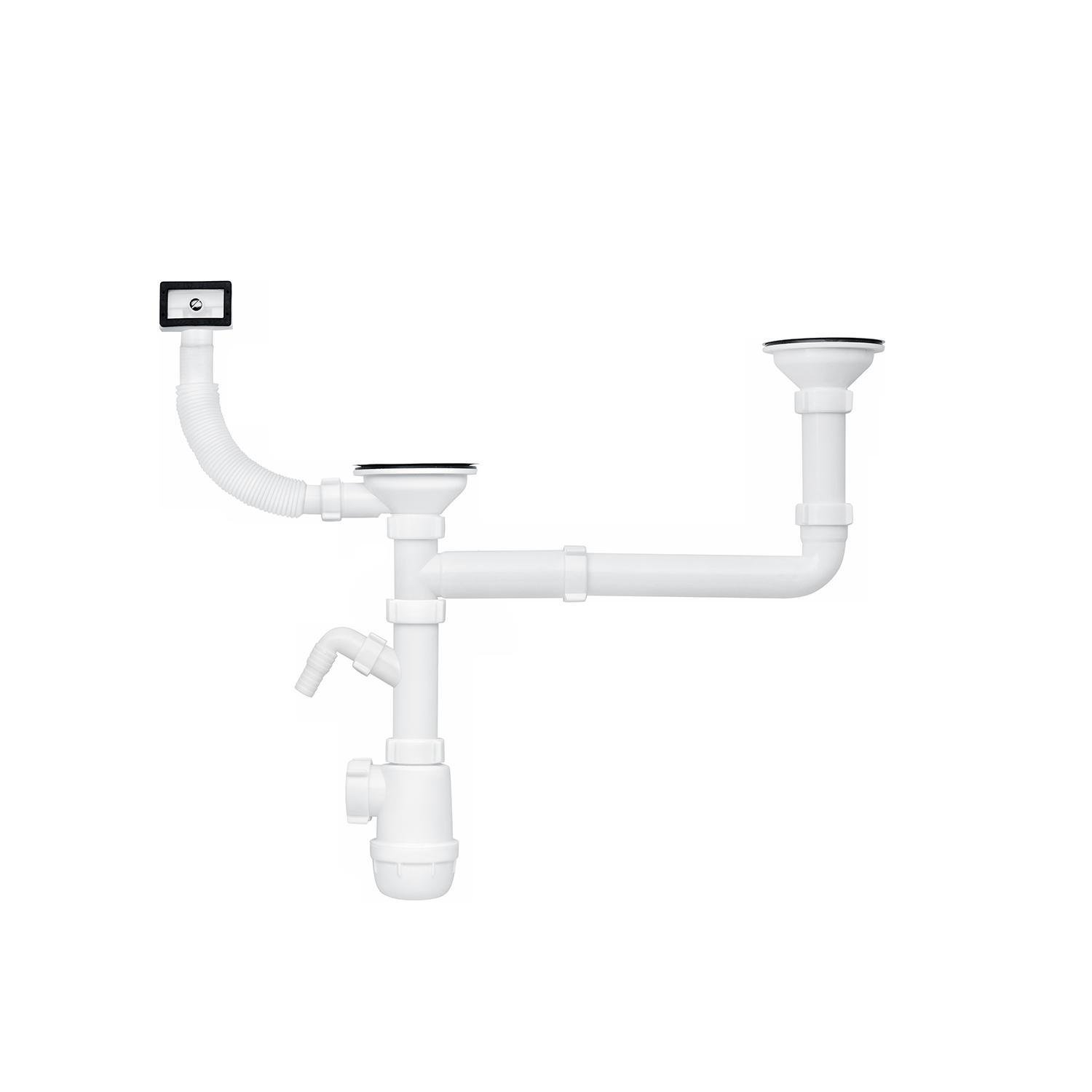 Сифон для кухонной мойки ANIplast A7700SSPEU (370529)