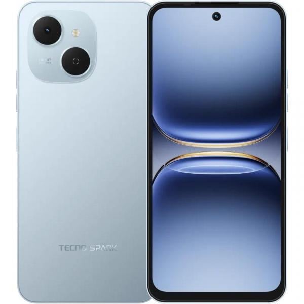 Смартфон Tecno Spark 40C KM4k 4/128ГБ Ripple Blue (4894947093029)