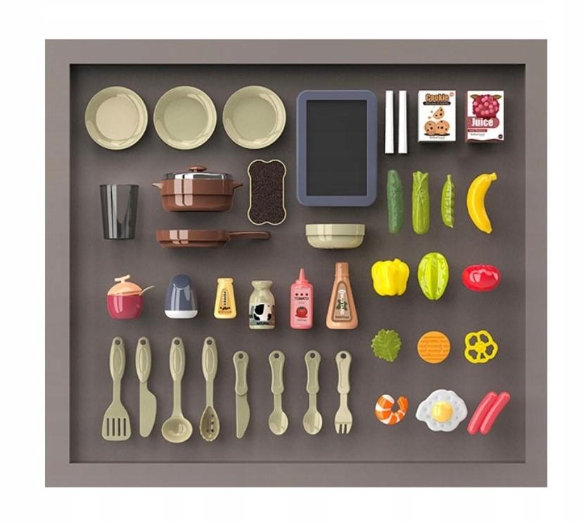 Кухня детская игрушечная для девочки с паром/водой/посудой и имитацией закипания 42 предмета Pink (29309320) - фото 4 Кухня детская игрушечная для девочки с паром/водой/посудой и имитацией закипания 42 предмета Pink (29309320) - фото 4