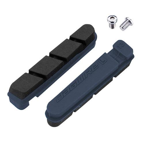 Вставки для гальмівних колодок JAGWIRE Road Pro S Carbon для карбонових ободів JS453RCB Blue/Black (BRS-44-43)