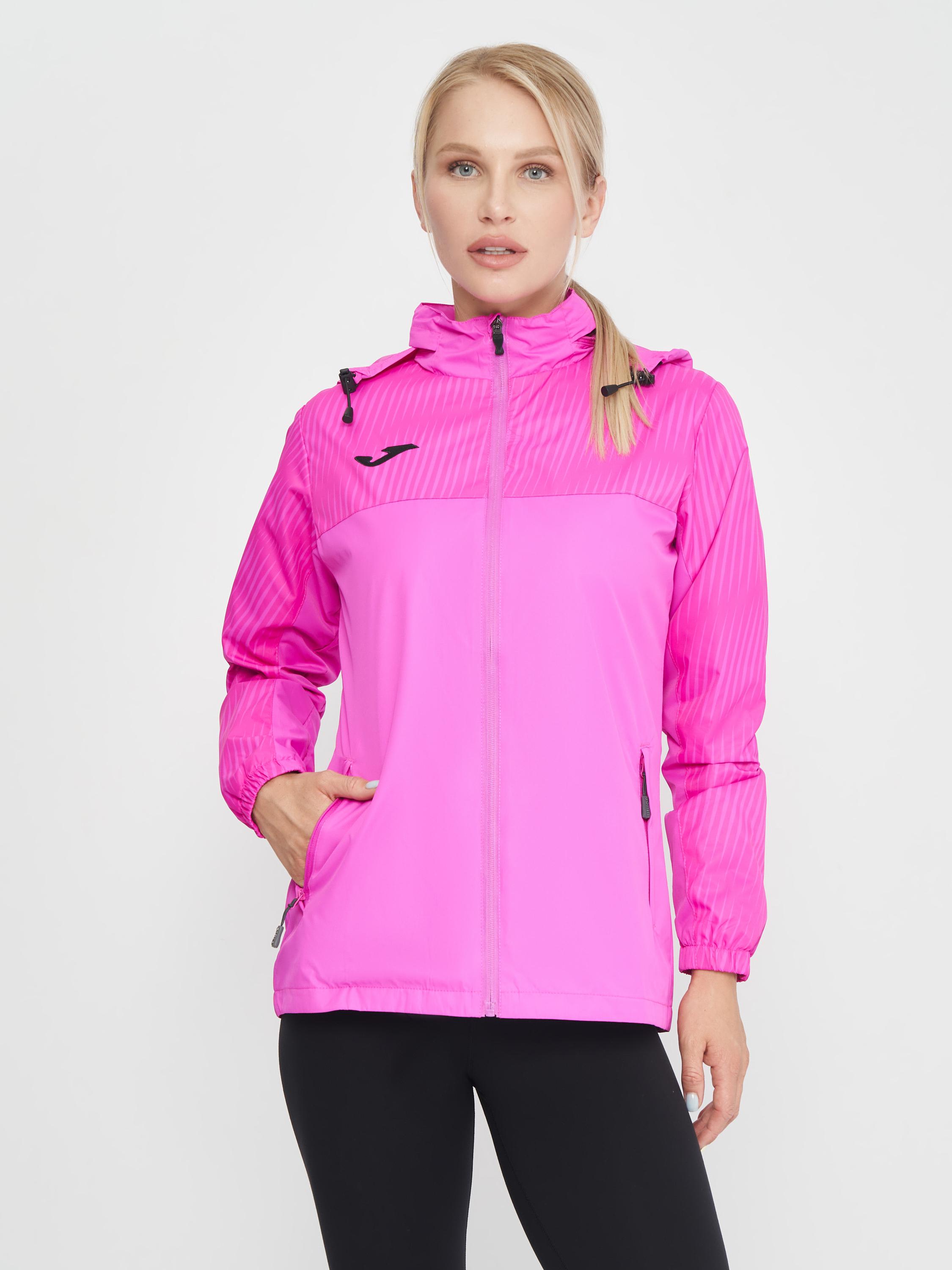 Куртка вітрозахисна Joma 901708.030 Montreal Raincoat M Fluor Pink (8445456417286) - фото 1