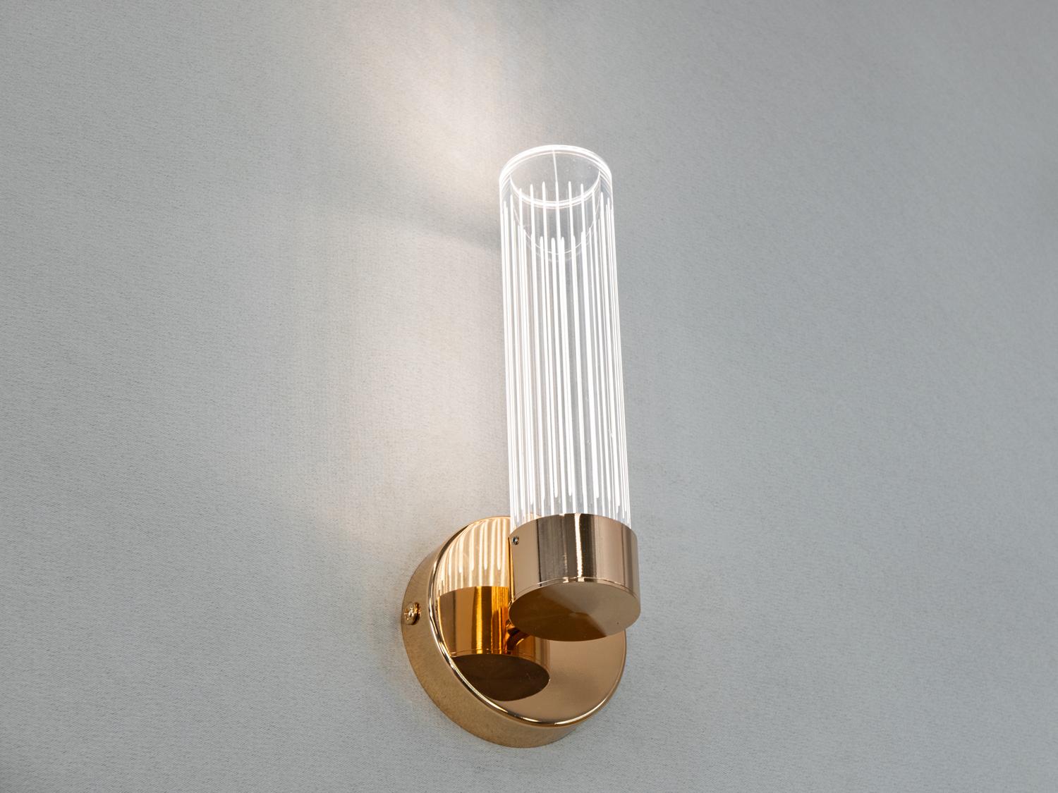 Бра светодиодное в спальню 5W Золотой (Q2/1GD) - фото 2 Бра светодиодное в спальню 5W Золотой (Q2/1GD) - фото 2