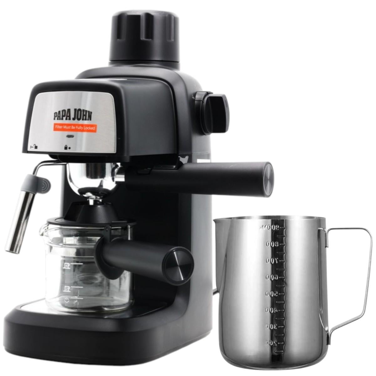 Набір для приготування кави KITUA кавоварка рожкова і пітчер для збивання молока (33307456)