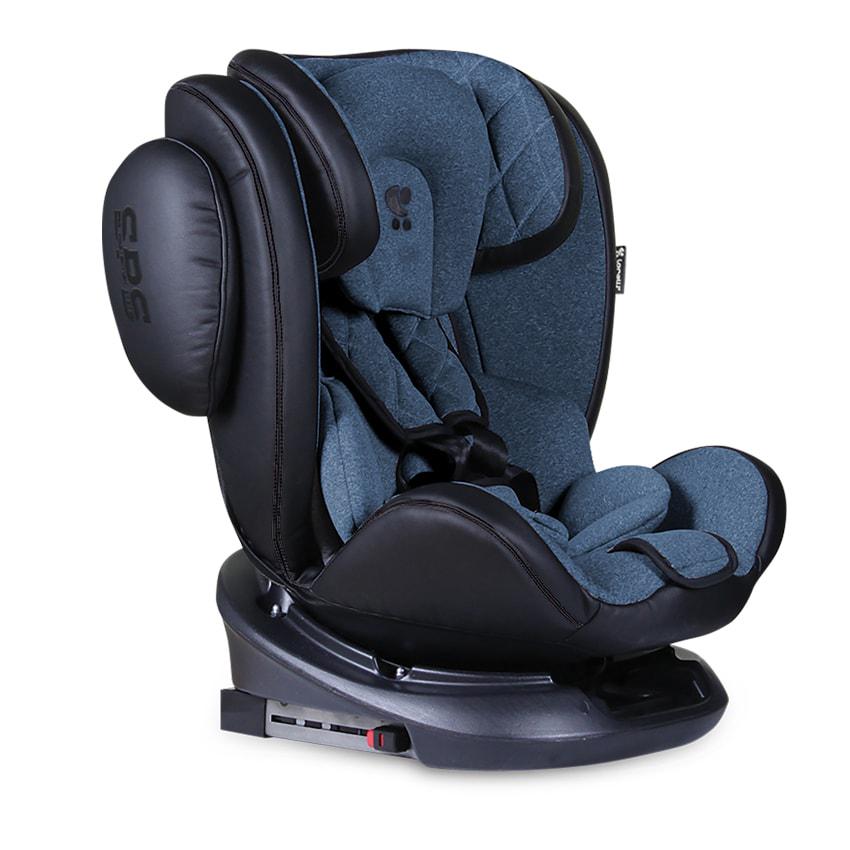 Автокрісло Lorelli Aviator Isofix 0-36 кг Black/Blue (46226)
