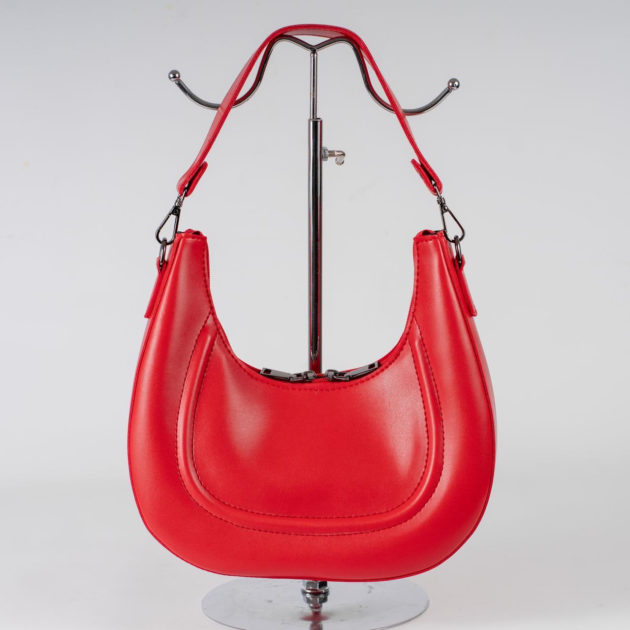 Сумка жіноча багет XENIA № 30-24 Червоний - фото 1 Сумка жіноча багет XENIA № 30-24 Червоний - фото 1