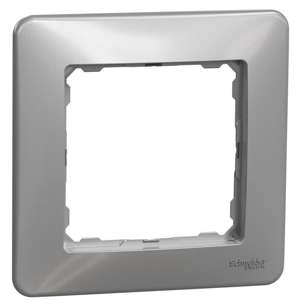Рамка одноместная SCHNEIDER Sedna Design Алюминий (00000023779)